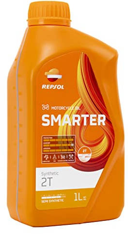 REPSOL Olio lubrificante per motori Smarter Sintetico 2T 1 Litro