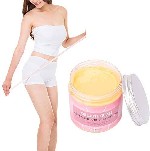 Crème anti-cellulite, pommade à la moutarde active contre la cellulite, 200 g, pommade à la moutarde naturelle contre la cellulite pour les formes de la taille, du ventre et des fesses