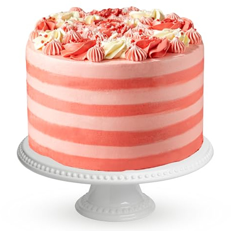 Patisserie Valerie Pink Candy Stripe Gateau 6 - 14 Portions