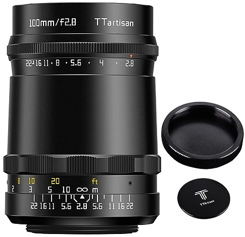 TTARTISAN 100 mm f/2.8 Bubble Bokeh Objektiv, Vollformat Manuelles Objektiv für kreative Lmages M42 Mount Kameralinse