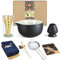 Artcome Kit de Ceremonia de Té Japonesa con Cuenco de Esmalte Bluestone, Batidor, Cuchara, Colador y Juego para Preparar Usucha, Koicha y Matcha