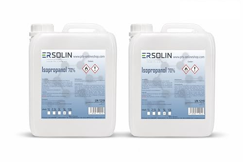 Isopropanol 70% (IPA, Isopropylalkohol, 2-Propanol) 2 x 5 Liter (10 Liter) Kanister