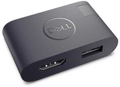 LED Logic Adapt.DA20.BCKQ/Del Dell - Adaptateur Dell USB-C vers HDMI 2.0/USB-A 3.0.