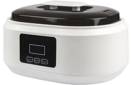 Máquina de cera de parafina para manos y pies, calentamiento rápido de 200 W, calentador de cera de parafina de 3400 ml para terapia térmica y tratamiento de spa para piel seca