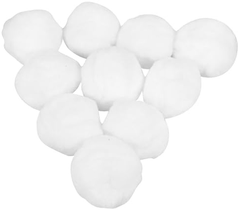 Toddmomy Balles de Filtration Réutilisables pour Piscine Fibres Blanches Pratiques et Durables Filtre Aquarium et Filtration Domestique
