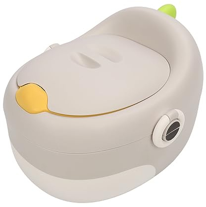 Alomejor Baby-Töpfchen-Trainingstoilette, 3-in-1 Tragbarer, Abnehmbarer Toilettenstuhl mit 4-Säulen-Unterstützung für Kleinkinder