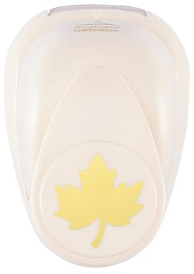 Vaessen Creative Craft Paper Punch - Maple Leaf - 2,6 x 2,4 cm - Circle Cutter for Crafting and Card Making