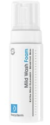 FREZYDERM Espuma de Lavado Suave - Limpiador Profundo - Para Tipo de Piel Sensible - Con Extractos de Hierbas - Dermatológicamente Probado - Paquete de 150ml