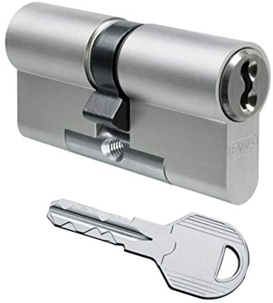 EVVA ICS Hochsicherheits-Doppelzylinder mit 4 Schlüssel, Länge (a/b) 66/36mm (c=102mm), mit Not-u. Gefahrenfunktion BSZ, modulare Bauweise SYMO
