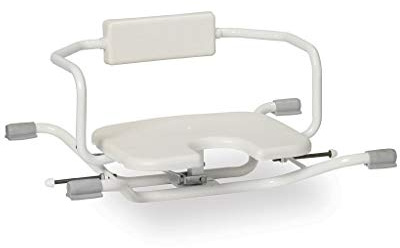 Nordic Badehelfer Drehsitz SWIVEL – Hygiene-Sitz für die Badewanne bis 130 kg