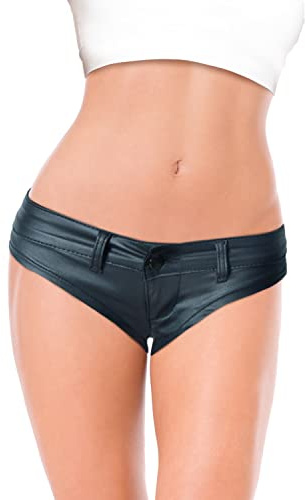 Damen Shorts Wetlook Gogo Hotpants Shorts