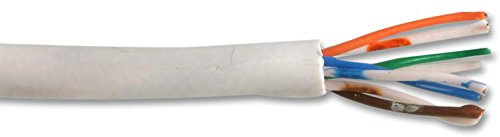 PRO POWER 4 Pair Telephone Cable CW1308 – 10m White Internal Communication Cable, 8-Core Copper Conductors, CPR Cat Eca Rated, PVC Sheath (PP01254)