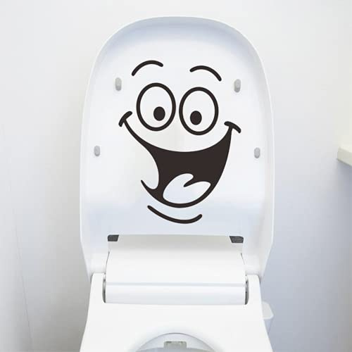 2 Stück WC Deckel Aufkleber,WC Aufkleber, Aufkleber für Toilettendeckel | Toilettendeckel Aufkleber, Aufkleber Mülltonne, Klodeckel Deko Badezimmer Fun Aufkleber rückstandslos entfernbar