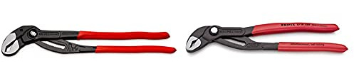 KNIPEX Cobra XL Pipe Wrench and Water Pump Pliers (400 mm) 87 01 400 & Cobra Hightech Water Pump Pliers (250 mm) 87 01 250