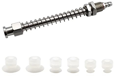 SRJQXH TS-M10-L108-11 Tipo Soporte de Ventosa, Con 3 Tipos de Ventosas, 2 de Cada Tipo, Fuerte Capacidad de Adsorción, Balanceo y Sin Caer, Ampliamente Utilizado en Equipos de Automatización