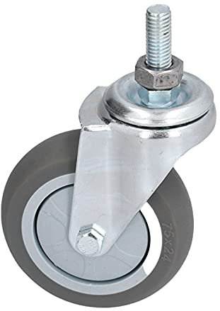 Ruote piroettanti, ruote con bloccaggio di sicurezza per apparecchiature mediche per scaffali(Nessun freno)