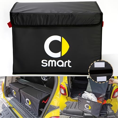 AYKONG Car Multipurpose Folding Trunk Item Storage Box, For Mercedes Smart 450 451 453 Fortwo Forfour, Car Portable Boot Organizer, Suitcase Styling