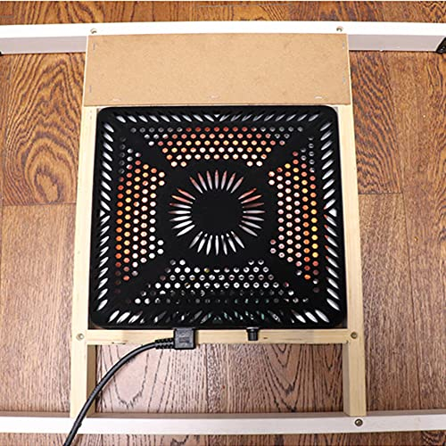 ZCBYBT Mesa de Kotatsu con Calentador Calentador de Pared Debajo de la Mesa 350w Mesa de Centro de calefacción de pie, Escritorio, Mesa de Calentamiento