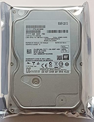 500 GB SATA DT01ACA050 HDKPC01D0A01 S 7200rpm HDD 3.5 Internal Hard Drive
