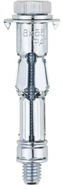 BATIFIX Hohlraumdübel zur Befestigung in Gipskartonplatten | inkl. Sechskantkopf Schraube | Metall-Hohlraumdübel Hohlwanddübel Spreizdübel Hohlraumbefestigung (M8 x 45 Ø14-10 Stück)