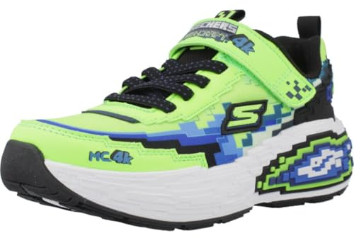 Skechers Mega-Craft 4K - Zapatillas para niño, color negro lima, 1 niño pequeño