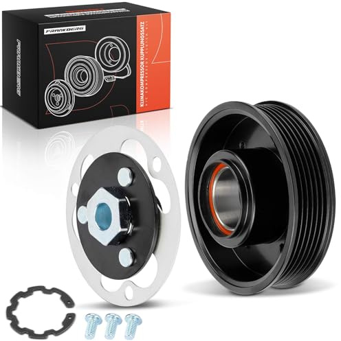 Frankberg Klimakupplung 5Q0820803M | Kompatibel mit Golf IV Variant 1J5, Polo 6C1 6R1, T.o.u.r.a.n 1T1 1T2, A3 8P1, Golf Plus 521 5M1