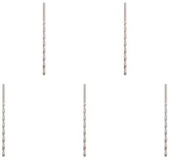 Garosa Punte Elicoidali 3 Pezzi, Codolo Cilindrico 6 Mm, Punta Elicoidale Extra Lunga 200 Mm, Codolo Cilindrico a Coclea per Fori con Trapani Manuali, Trapani a Colonna Autonomi