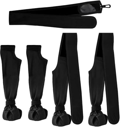 perfk Hundestiefel, Hundepfoten-Abdeckung, verstellbare Hundestiefel, Leggings, Hundeschuhe für regnerisches Wetter, Spaziergänge auf heißen Gehwegen, im, L