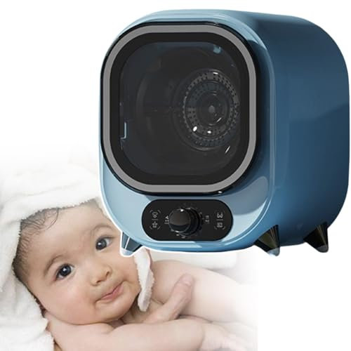 HCAUYNN SèChe-Linge Ventilé, SèChe-Linge à Condensation De Bureau, Mini-Essoreuse Portable,Blue