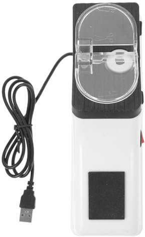 Affûteur de Lames Électrique USB en Pp Blanc pour Couteaux