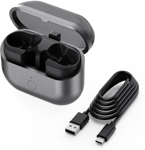Ladehülle kompatibel mit Samsung Galaxy Buds 3 Pro, Ersatz-Ladebox mit Kopplungsfunktion, unterstützt kabelloses Laden (Ohne Ohrhörer)