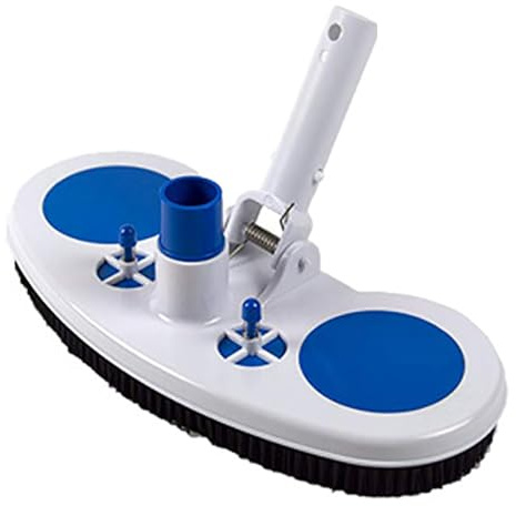 Cabezal de aspiradora para piscina: limpiador de piscina universal, barredoras de succión fuerte, boquilla de conector de manguera duradera, almohadilla de cerdas, limpiador de algas, colector de