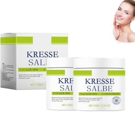 2 Pièces de Pommade Au Cresson Plus, Crème Anti-Taches De Vieillesse Au Cresson, Ingrédient Actif Hydratant Au Cresson, Crème Anti-Taches Pigmentaires Pour Le Visage