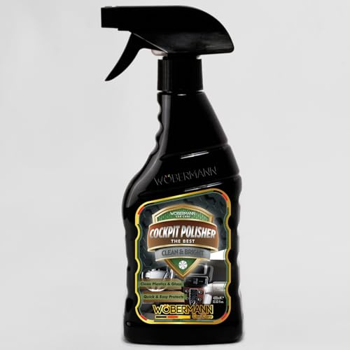 Wöbermann Cockpit Polisher | Dashboard & Interior Cleaner and Protectant 400ml