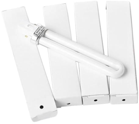 Aumotop UV-lampa 4-pack 9W UV-ljusrör Våglängd 365nm, Idealisk för Nail Art Torktumlare Härdningslampa, Lämplig för Nagelsalong eller Studiobruk