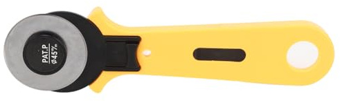 Taglierina per tessuti Taglierina rotante Utensile da taglio manuale per artigianato fai-da-te ad alta efficienza per taglio di tessuti di carta in pelle in uffici, scuole, (Coltello per tagliare