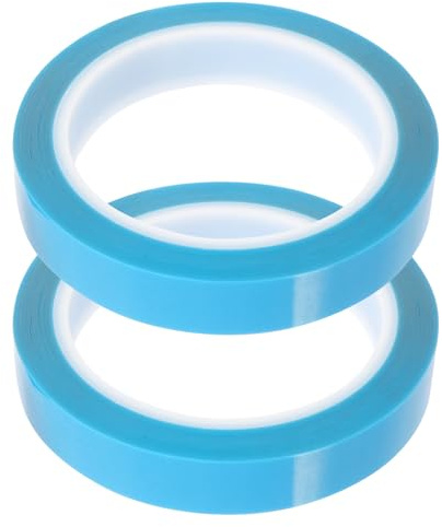 EXHUMKY Drawer Tape Blue 2 Rolls 20Mm Width and 50M Length, Non-Residual Adhesive for Home Appliance and Refrigerator Repair