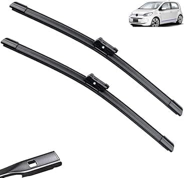 Fufizu Auto Windschutzscheibe Scheibenwischer Set für VW UP 2011-2020 2013 2014 2015 2016 2017 24in+16in, Windschutzscheibe Wischblatt Wischerblätter Scheibenwischero Zubehör
