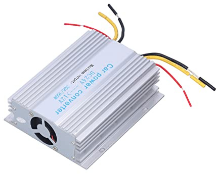 MasYosh Auto-Stromrichter, 24 V auf 12 V DC-Abwärtswandler 30 A 360 W mit Intelligentem Schutz, für GPS-Auto-Audio-Überwachungssystem, LED-Fernseher