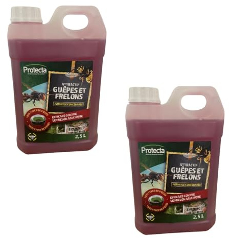 Pack de 2 Liquide piège à guêpes bidon de 2,5 L