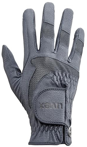 Uvex i-Performance 2 Riding Gloves – Highly Elastic Grip – Touchscreen Compatible, Blue 9.5