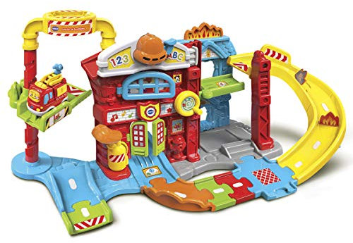 VTech - TutTut Tut Bolides Station de Pompiers, Multicolore, Unique (3480-503922), Couleur/modèle Assorti