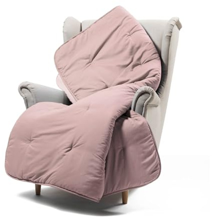 Caleffi Manta Sofa 130x170 cm 100% Algodon Suave – Manta Cama y Sofa Lavable y Transpirable – Manta Sofa Grande, Plaid Cama y Pie de Cama Hecha en Italia - Cobijas de Invierno