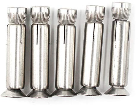 M8 x 80 304 Edelstahl Innensechskant Expansionsbolzen Set von 5