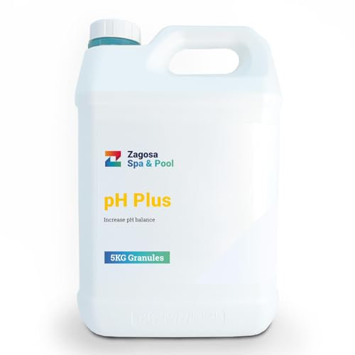 5kg pH Plus Increaser Granules for Spa, Hot Tub, Swimming Pool, Inflatable & Swim Spa Water - pH Balancer for Safe & Comfortable Bathing