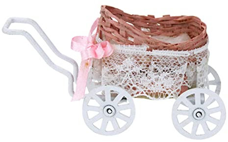 Toyvian Miniatur-Kinderwagen Miniatur-puppenwagen Für Kinderzimmer Miniatur-spielset Als Dekoration Für Wohnzimmer Und Schlafzimmer