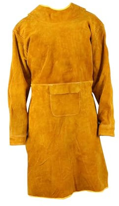 predolo Grembiule da saldatura Grembiule da lavoro resistente alla fiamma resistente al calore Protettivo per saldatore, 120 centimetri