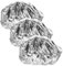Healeved 3pcs Elastic Hair Dye Caps Tin Foil Hat for Hair Coloring Deep Conditioning and Perms for Salon Use and Home Care