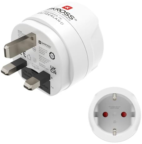 Hama | Adaptador de Viaje Tipo G, de 3 Conectores, para la Commonwealth y el Reino