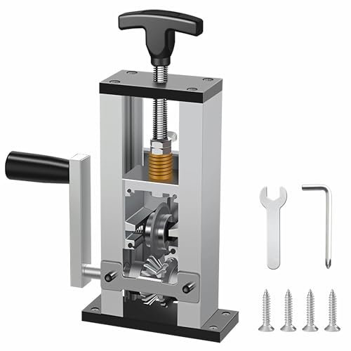 Máquina pelacables manual, pelacables, herramienta pelacables para alambre de 1,5 a 25 mm, pelacables de 5 canales para taladro eléctrico (máquina peladora de cables)